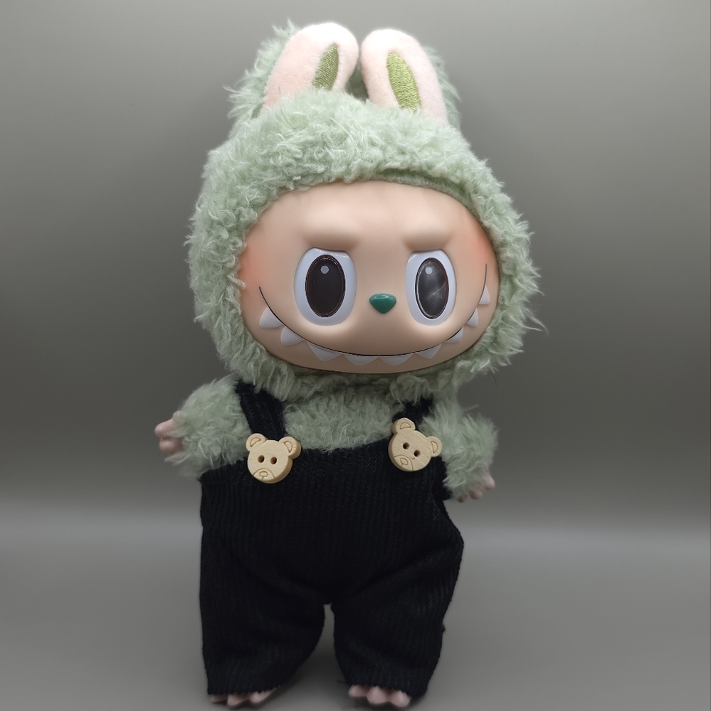 Labubu Clothes - Bear Overall Outfit